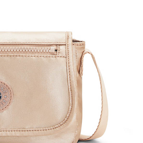 Kipling Sabian Metallic Crossbody Mini Veske Gull | NO 1866RV